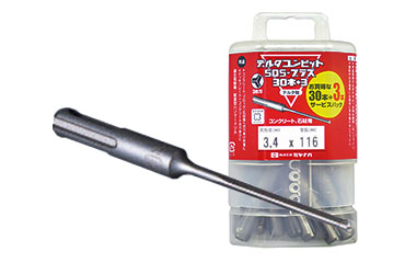 ミヤナガ デルタコンビットSDS-プラス 3枚刃(有効長50mm)デルタ軸 33本入